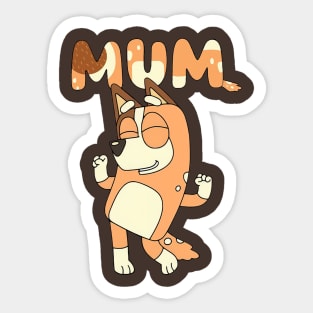 Bluey Mum Dance Sticker